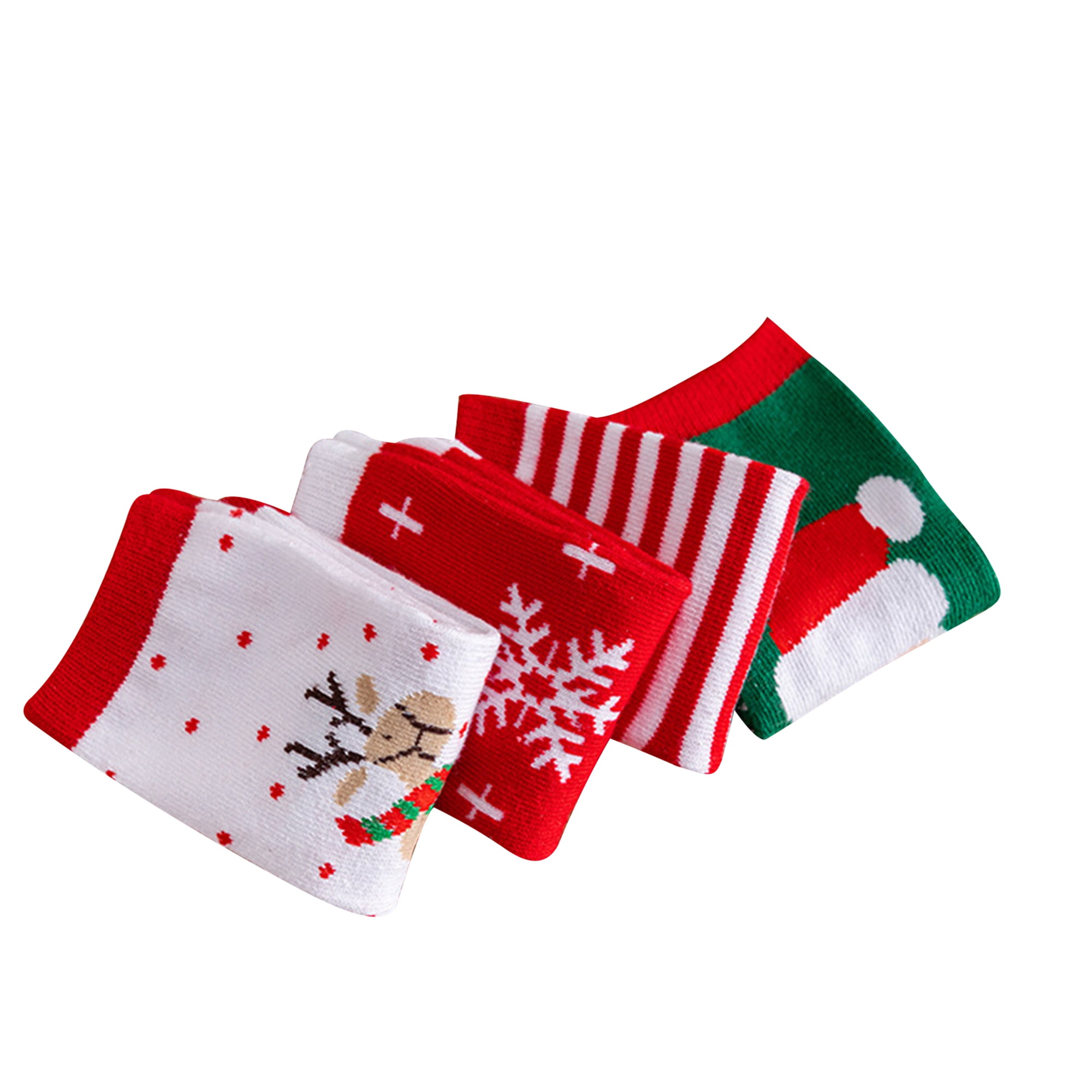 One Opening Christmas Socks For Kid Cute Cartoon Printed Festival Style one-opening-christmas-socks-for-kid-cute-cartoon-printed-festival-style
