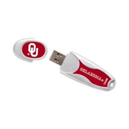 PNY Collegiate Attach������ University of Oklahoma - USB flash drive - 256 MB - USB 2.0