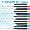 thumbnail image 3 of Uxcell Liquid Chalk Markers, 12 Pcs Chalk Board Dry Wet Erase Pens Fine Tip Washable Window Marker Pens for Blackboard Home Kitchen Fridge Calendar Whiteboard Clear Glass, Gray, 3 of 6