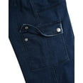 thumbnail image 5 of Real Love Girls's Jeans - Wide Leg Flare Cargo Jeans - Boot Cut Bell Bottom Denim Pants 7-16), 5 of 7