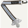 Baby Dry Goods 030-38 Brown-Blue-White Stripes Pacifier Clip