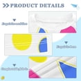 thumbnail image 2 of FORMRS Boys Rash Guard Short Sleeves Swim Shirt Quick Dry UPF 50+ Sun Protection, Sizes 3-12T, Yellow Retro Round, 2 of 6