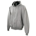thumbnail image 3 of Champion Mens Double Dry Action Fleece Full Zip Hood, L, Silver Grey, 3 of 4