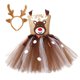 thumbnail image 1 of Vestido de tutú de ciervo de alce para niñas, disfraz de princesa para fiesta de Navidad y Halloween, 1 of 3