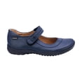 thumbnail image 2 of Zapato Escolar Coqueta para niña en piel azul Georgina con tira de contacto, 2 of 5