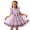Purple, variant on BRGZLK Kids Girls Princess Dress Summer Floral Print Embroidery Flutter Sleeve Boho Birthday Tulle Dresses Round Neck Cake Smash Photo Shoot Outfit White 6-7 Years