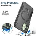 thumbnail image 6 of for iPhone 16 Case, Built-in Kickstand, Compatible with Magsafe, Luxury Military-Grade Armor Shockproof Drop Protective Rugged Cover Hybrid Cell Phone Case for iPhone 16 - Black, 6 of 7