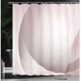 thumbnail image 3 of Ambesonne Modern Shower Curtain, Colorful Twist Lines Print, 69"Wx75"L, Dried Rose, 3 of 4