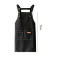 thumbnail image 7 of Travelwant Chef Apron, Canvas Cross Back Apron for Women Men, Waterdrop Resistant Apron with Adjustable Strap and Large Pockets, 7 of 7