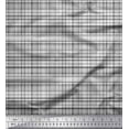 thumbnail image 1 of Soimoi Moss Georgette Fabric Plaid Check Print Fabric by The Yard 42 Inch Wide, 1 of 3