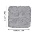 thumbnail image 3 of & Velvet Chair Cushion Covers, Super Soft Washable Seat Pads for Sofa, Dining, Office Chairs - Fluffy Home Decor for Living Room, Bedroom, Dorm (45*45CM), 3 of 4