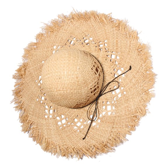 Raindrops  Beach Hat Women Paper Straw Hats for Sun UV Protection Miss