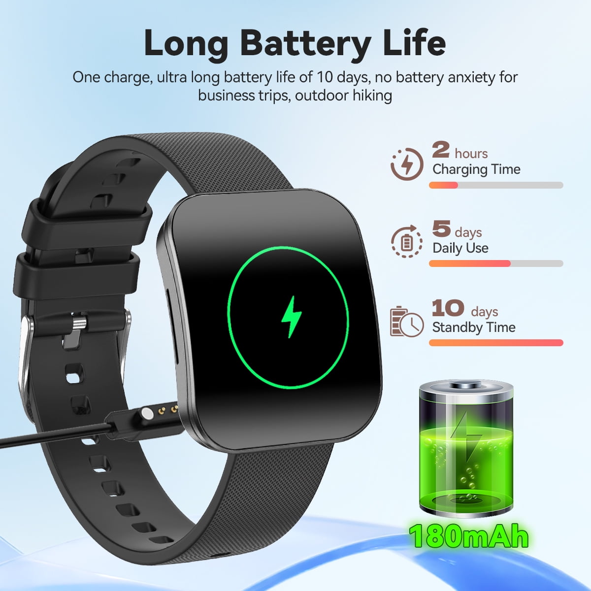 Smart Watch AMOLED Bluetooth Call(Answer/Make)150+ Sports Modes IP68 Waterproof Tracker Fitness SmartWatches Women Men for Android Ios