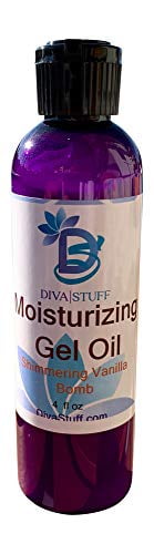 New! Shimmering Vanilla Da Bomb Scent Body Gel-Oil, Nourishing Oils in a Gel Like Formula, Diva Stuff