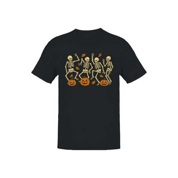 Dancing Skeletons Halloween Fun Men's T-shirt