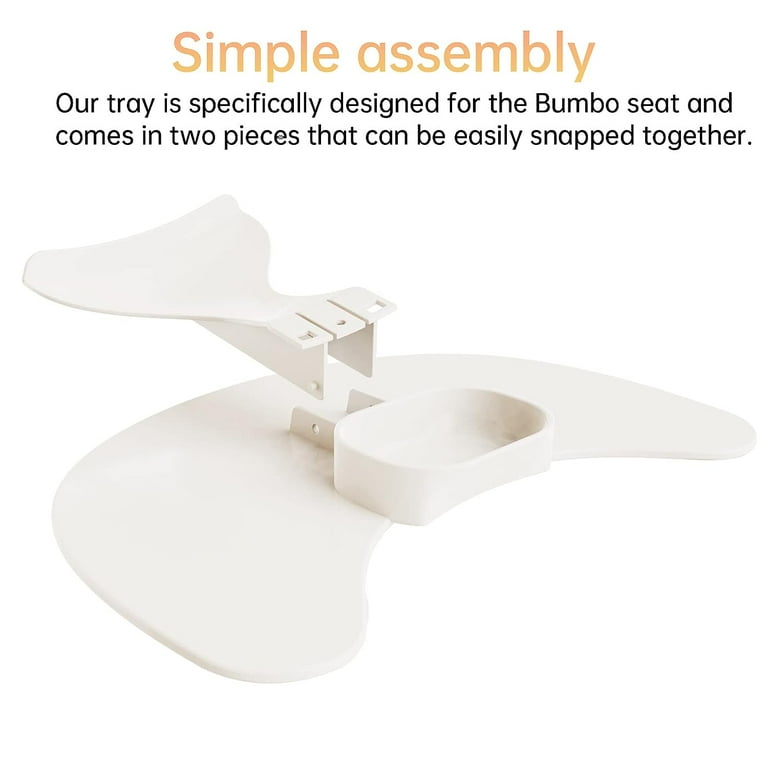 Tray Accessory Compatible with Bumbo Floor Seat for Baby Tray Surface for Feeding and Play Compatible with Baby Bumbo Seat Easy to Clean Tray