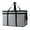 Gray, variant on BKSDUEH Insulated Food Delivery Bag for Hot and Cold Meal, Grocery Tote Insulation Bag for Catering, Pizza Warme（Black）