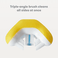 thumbnail image 4 of Fridababy SmileFrida Toddler Toothbrush With Triple-Angle Bristles, Yellow, 4 of 7
