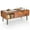 Rust, variant on MCQ Wood Lift Top Coffee Table, With Large Hidden Compartment and Storage Shelf, For Home Living Room Office, Aged Wood