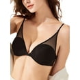 thumbnail image 4 of ZAXARRA Women’s Mesh Bralette, Soft Lightly Padded Wireless Bra Adjustable Spaghetti Strap Everyday Bra, 4 of 4