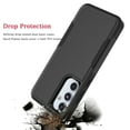 thumbnail image 6 of Tekcoo Shockproof Silicone Plastic Back Cover Cell Phone Case for Samsung Galaxy A35 5G, Black, 6 of 8