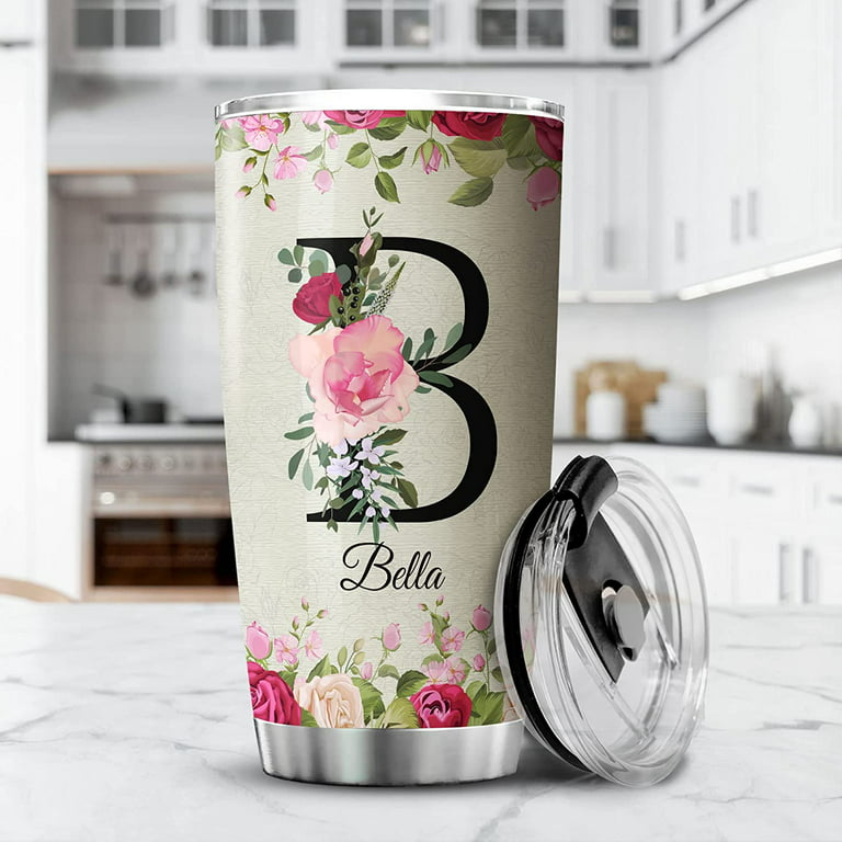 Best Friend Floral 20oz Stainless Steel Tumbler - Gifts for Best