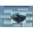 thumbnail image 2 of Purity Pool  18 x 20 in. Pro-Lite Leaf Rake Mesh Net - Black, 2 of 3