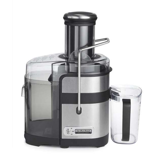 Hamilton Beach Professional Super Chute Easy Clean Juice Extractor, 1100 Watts, 3.5" Feed Chute, 34 oz Pitcher, Black, 67906C