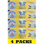 4x Voortman VANILLA Wafers Cookies 10.6 Oz Pack NEW FREE SHIPPING - 4 Packs