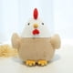 thumbnail image 2 of Peluche de pollo, pollito de peluche, regalo de cumpleaños y Navidad para niños y niñas (9 pulgadas, caqui), 2 of 5