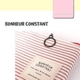 thumbnail image 4 of Portable Striping Pencil Bag Pouch Pen Box Case Zipper Make Up Bag Wine Red Stripe, 4 of 4