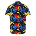 thumbnail image 4 of Awdenio Mens Sweatshirt Long Sleeve Casual Shirts Button Down Shirt for Men Beach Summer Valentine's Day Shirt, 4 of 5