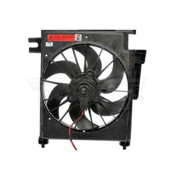 A/C Condenser Fan Assembly - Compatible with 2002 - 2007 Dodge Ram 2500 5.7L V8 2003 2004 2005 2006
