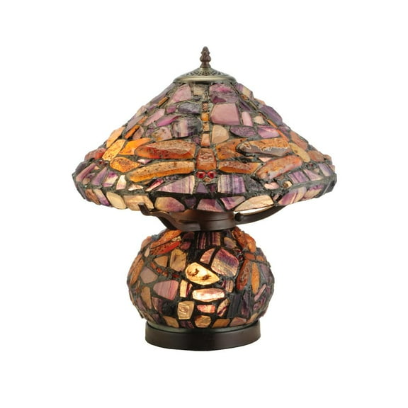 Meyda Tiffany - 138107 - Two Light Table Lamp - Dragonfly - Mahogany Bronze