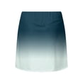thumbnail image 5 of FASHOFT Tennis Skirts For Women Printed Double Layer Skort With Pockets Elastic Waist For Yoga Running And Casual Sports Wear Womens Athletic Skirt Navy, 5 of 6