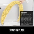 thumbnail image 3 of Tapa de inodoro GORILLA GRIP Soft Chenille Yellow 49,5 x 47 cm, 3 of 9