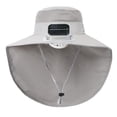 thumbnail image 2 of Solar Fan Hat - Wide Brim Sun Hat with Solar Powered Cooling Fan for Outdoor Activities - UV Protection Fishing, Hiking, Camping Hat for Men & Women, 2 of 4