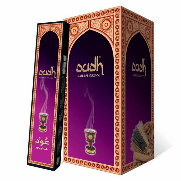 Cycle Pure Oudh Natural Incense Sticks – 180 Masala Bathi Sticks (12 Packs) – Long Lasting, Rich Woody Fragrance for Meditation, Yoga, Prayer & Relaxation