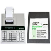 Monroe 2020PlusX 12-Digit Medium-Duty Color Printing Calculator/Adding Machine With Foam Elevation Wedge