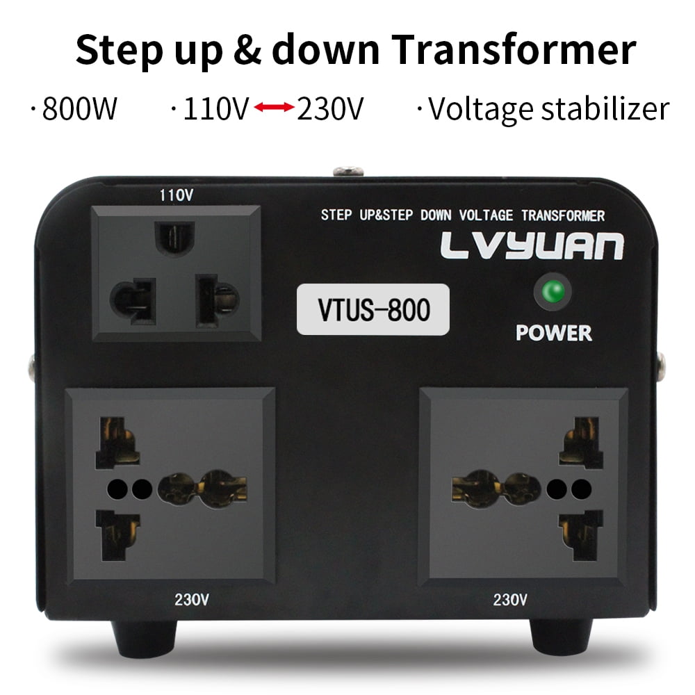 Buy LVYUAN 800 Watt Voltage Transformer Converter Step Up/Down 110V 120V to 220V 240V and 220V