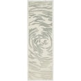 thumbnail image 2 of SAFAVIEH Bella Igor Abstract Swirls Wool Runner Rug, Ivory/Grey, 2'3" x 9', 2 of 6