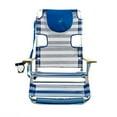 thumbnail image 6 of Open Box Ostrich Original 3N1 Outdoor Beach Lounge Chair w/ Footrest, Stripe, 6 of 7