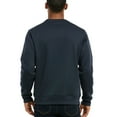 thumbnail image 2 of Men's Crewneck Long Sleeve Sweatshirt, Navy XL, 1 Piece, 2 of 5