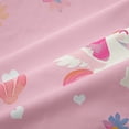 thumbnail image 5 of Erosebridal Girls Unicorn Curtains Pack of 2 (42x84 Each),Cartoon Rainbow Print Cute Flowers Curtains Blackout For Kids, 5 of 7