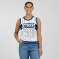 thumbnail image 4 of Women's-WEAR by Erin Andrews  White Los Angeles Dodgers Sporty Tank Top, 4 of 5