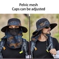thumbnail image 1 of Polyester Men Bucket Hat Portable Gift Accessories Breathable Foldable Colorful Stylish Adjustable Windproof Sunproof Hiking Fishing Cap Orange, 1 of 9