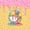 Blue Yellow Pink, variant on Castle Fairy Sport Baseball King Size Comforter Sets 3pcs, Ice Cream Drip Comforters King Size, Pink Blue,1 Comforter and 2 Pillowcases