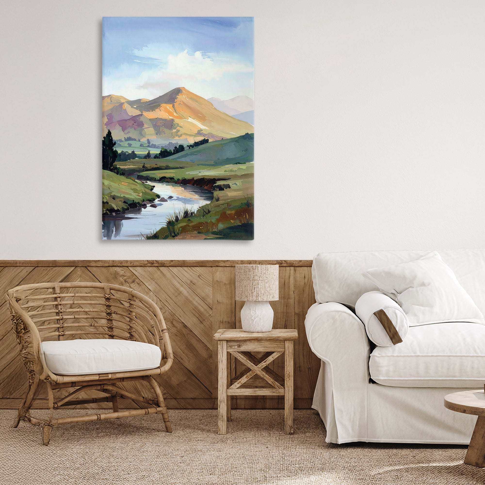Stupell Industries Across The Valley Canvas Wall Art, design by Alonza Saunders