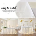 thumbnail image 4 of Wehilion Tulle Table Skirt Ruffle Tutu Table Cloth, LED Table Skirt for Rectangle Table for Baby Shower Wedding, Birthday Party Decoration, 4 of 7