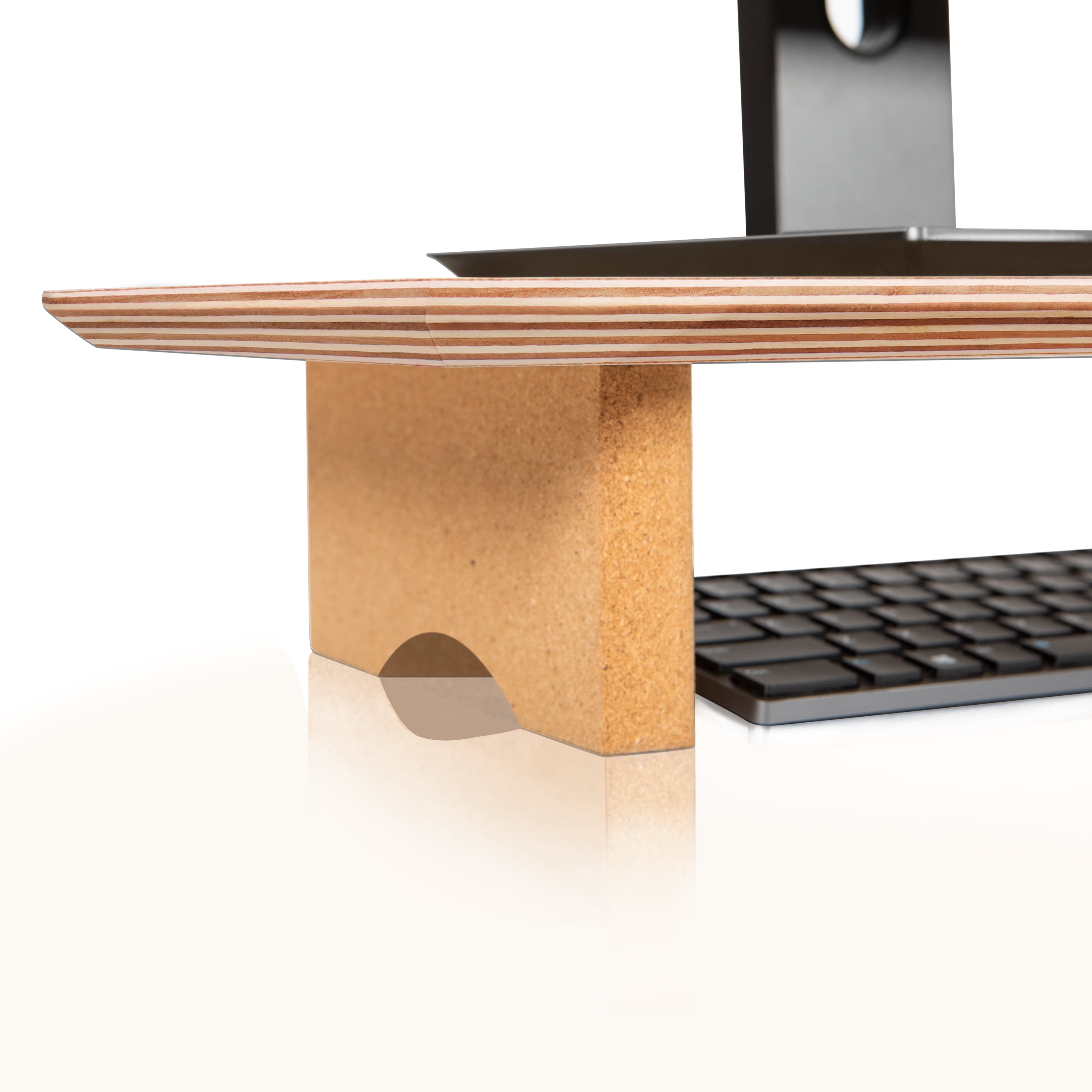 Aothia Monitor Stand,Wooden Riser Supports Laptop Computer/TV(Oak)